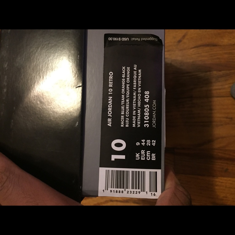 Tinker Jordan 10s - Picture 2 of 2